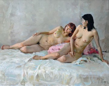 Desnudo Painting - Guan ZEJU 21 chica china desnuda